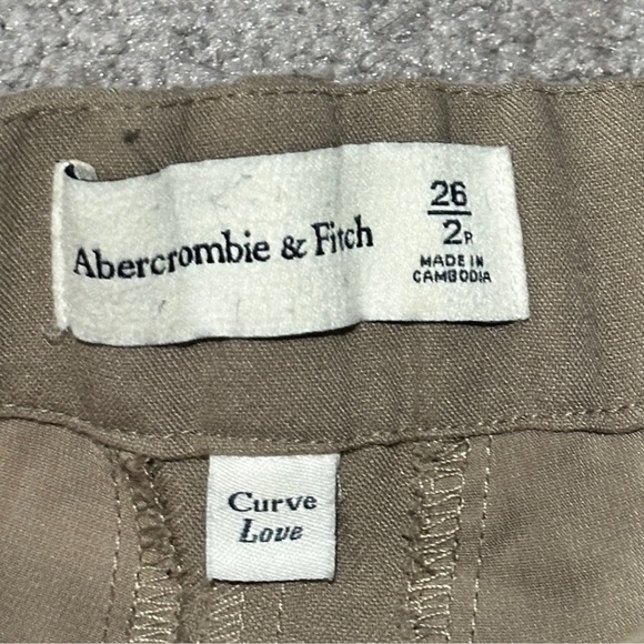 Abercrombie & Fitch Curve Love Sloane Tailored Wide Leg Pant 26Regular - Picture 5 of 10